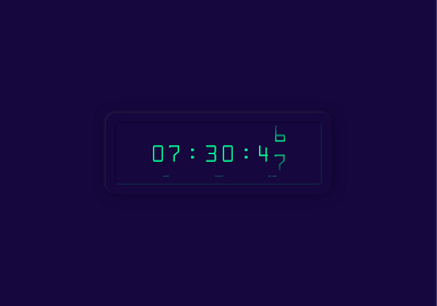 #DailyUI - 14 Countdown Timer countdown timer design green minimal purple time timer typography ui ux