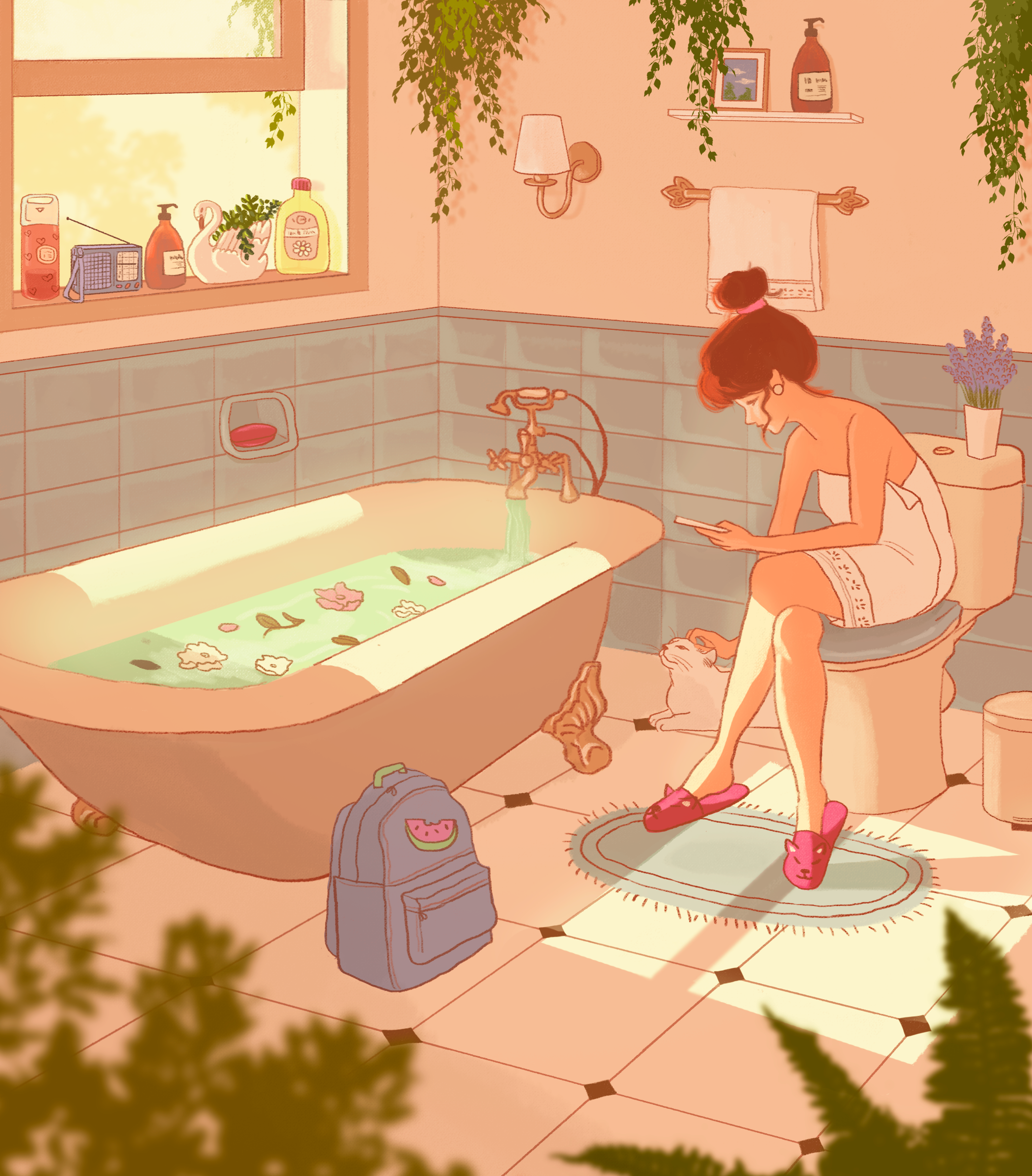 Example of sunny day