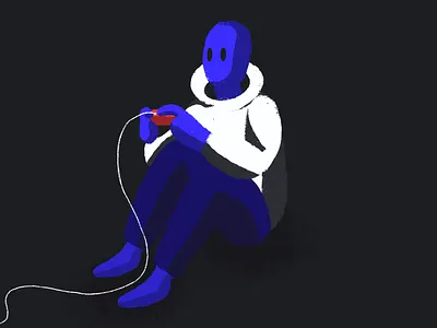 Gamer Illustration affinity designer color design illustration