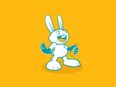 Carrots Help You See! carrot cartoon character design comic funny humorous illustration illustrator rabbit vector