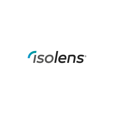 isolens branding icon lens lenses logo logo design logotype typography vector