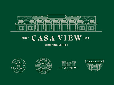 Casa View Dallas, TX casa dallas identity logo shopping type