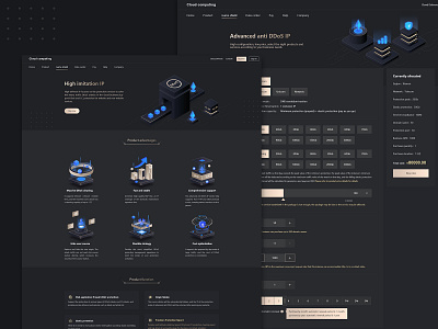 Cloud computing Web Design app cloud computing design illustration ui ux web 原创 应用 设计