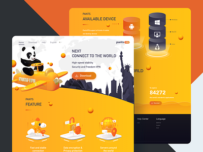 VPN web web design website