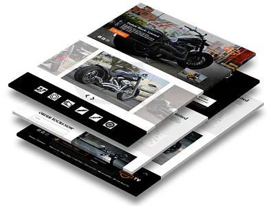 Harley Davidson Fatboy Landing Page adobexd design harley davidson landingpage ui uidesign uiux user experience design user interface design ux uxdesign webdesign website design