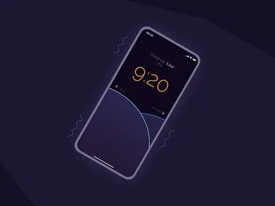 Alarm app alarm alarm app app app design application branding dark dark mode dark theme design illustrator minimal night product ui uiux ux vector web website
