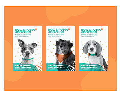 Pet Adoption Event branding design