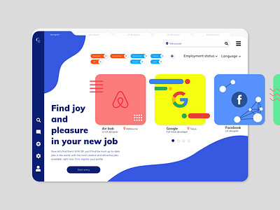 Daily UI :: 050 / Job Listing app app design branding daily 100 challenge dailyui dailyui 050 dailyui050 dailyuichallenge design icon job job application job board job listing logo ui uidesign ux uxuidesign web