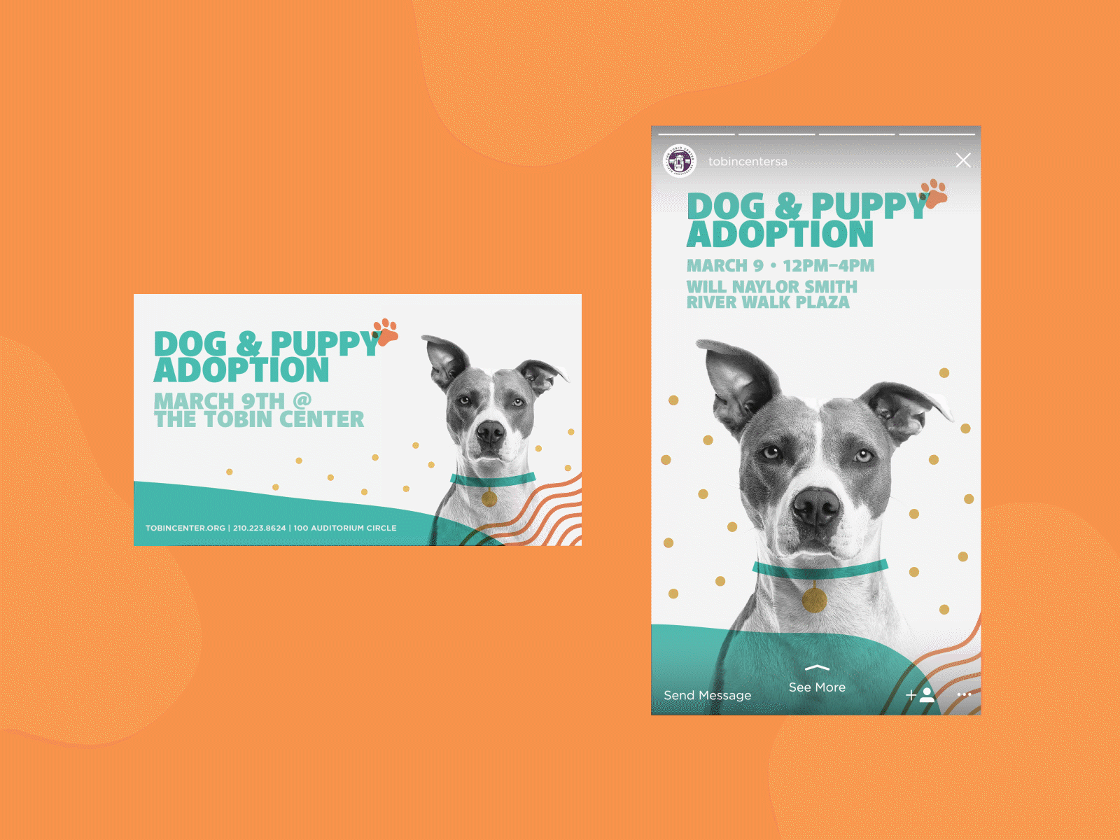 Pet Adoption Event - Social branding design