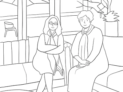 Day 12: mom 2020 arts artsy blackandwhite design doodles drawing illustration line lineart linework minimal minimalism mom ui