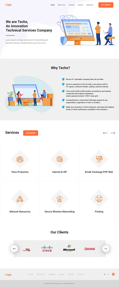 Landing Page layout ui uiux web website