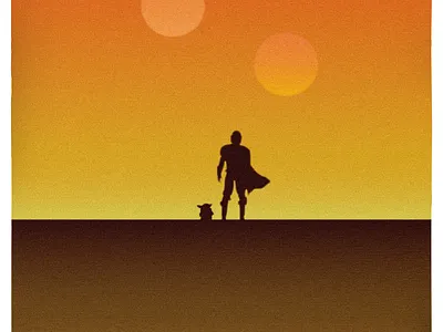 mandalorian design disney illustration