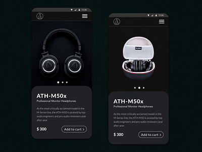 Headphone - product page brasilia brazil headphone page product product page ui uidesign
