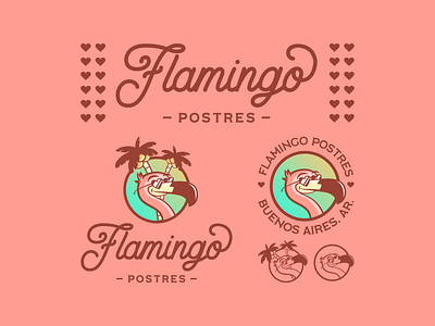 Logos e Insignias Flamingo app art branding design logo ui ux vector