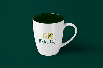 Branding: GH Eventos branding cup identitydesign logodesign logotype