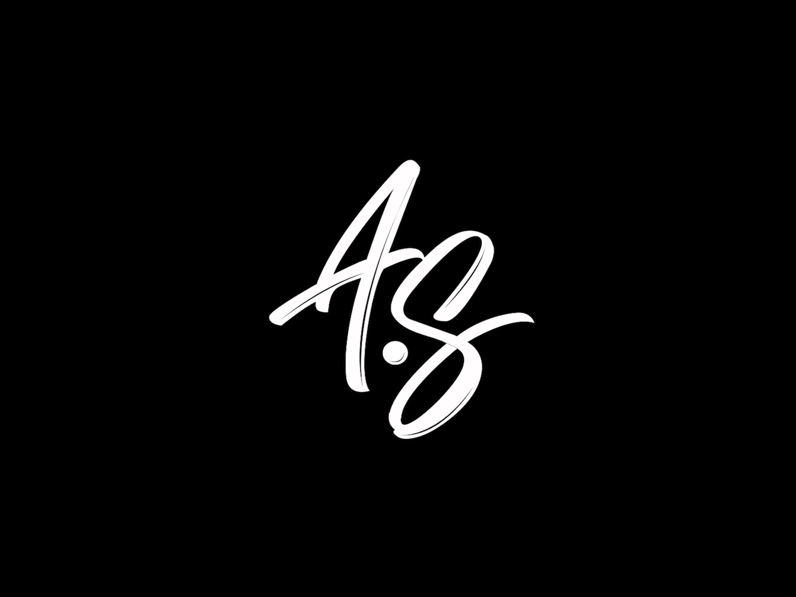 Vectorised Custom Hand-Lettered Logo adobe albert animation animationlogo black background branding brush calligraphy custom design gif handcrafted handlettering illustration lettering logo salim