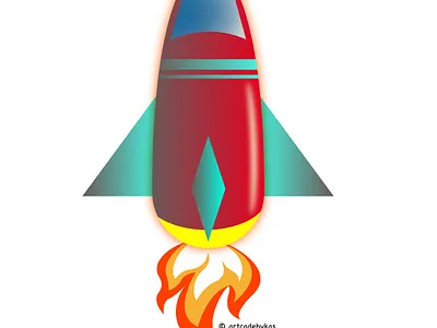 Rocket brand design branding design design art illustration logo rocket rocket logo rocketship vector