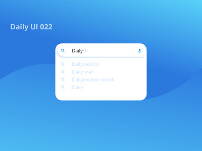 Daily UI 022