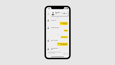 Daily UI 13 - Direct Message app application daily daily ui dailyui design illustration ui ux web