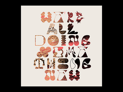 the next new days colors type type art typo typography