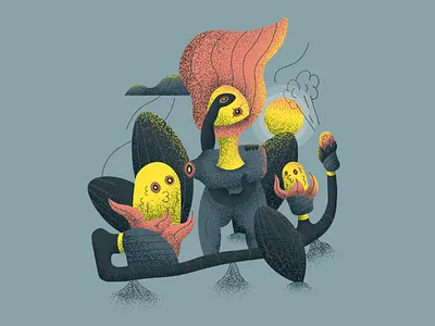 Anxiety and Fear anxiety artwork fear kenya mindfulness nairobi personality psychedelic illustration psychoanalysis psychology soul