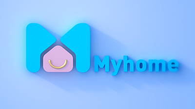 Myhome logo c4d logo