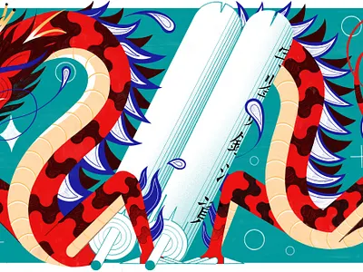 Chinese Myths and Legends - Culture Trip china colour culture design editorial editorial illustration illustration legends myths print travel