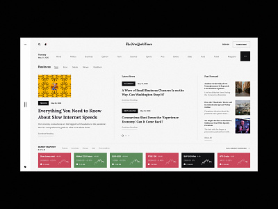 NY Times blog brand design inspiration media news newspaper ny nytimes ui ui design ux ux design web web design