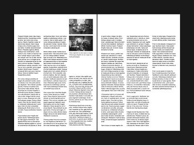 A "Lorem ipsum" tribute black clean design editorial editorial design helvetica magazine magazine design modern modernism print print design typogaphy typographic typography art white