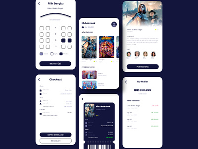 Nontondotkom (Movie App) app design movie app movies ui uidesign ux