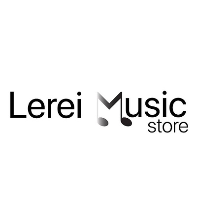 Music Store Simplistic Logo Design branding design logo logo design music music store simplistic store