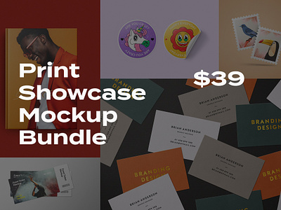 Print Showcase Mockup Bundle