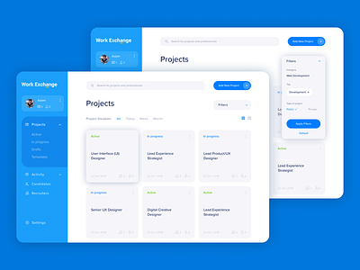 Project Management App app clean ui dashboad design desktop app figma figma design interface management project management ui ux ux ui