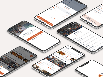 Delivery food app @ui @ux delivery app delivery food mobile app design mobile ui