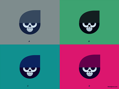 Cute Grim (Which colour pallet?) cartoon cartoony character colours cute cute reaper design flat flat art flat design geometric shapes grim grim reaper illustration logo minimal reaper shapes simple simple shapes