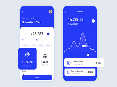 金融页面 ui