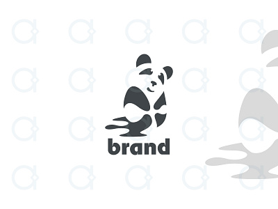 Panda Logo animal animals care china chinese cute design dream fun kid kids kindergarten logo mascot panda pandas protect shy wet