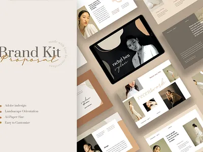 Rachel – Welcome Kit Branding Template adobeindesign blogger brochure fashion indesign lookbook magazine mediakit partnershipproposal print template printdesign printtemplate promotion