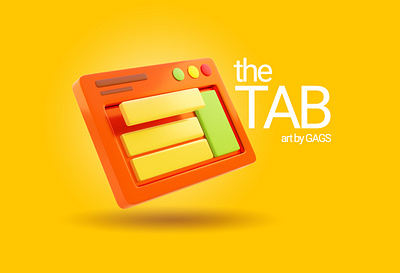 The TAB art artwork creative design dribbble graphic design illustration typography ui ux