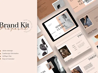 Semona – Branding Proposal Template adobeindesign blogger brochure fashion indesign lookbook magazine mediakit partnershipproposal print template printdesign printtemplate promotion