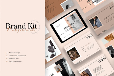 Semona – Branding Proposal Template adobeindesign blogger brochure fashion indesign lookbook magazine mediakit partnershipproposal print template printdesign printtemplate promotion