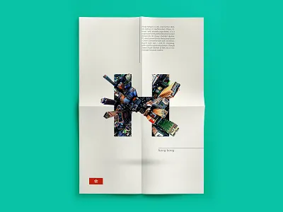 LETTRAVEL - Around the world with type - Hong kong a2z art behance country countryside hong kong inspiration portfolio posrtfolio poster poster a day poster art tour tourism typeface typo typography typography art world