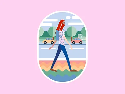 Lanky Hipster capitol hill graphic hipster illustration pride seattle washington