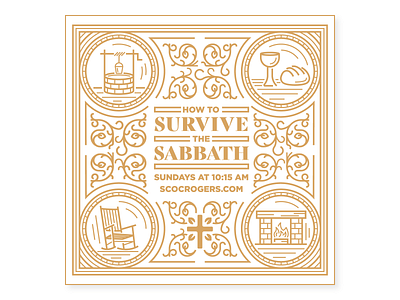 How to Survive the Sabbath peace sermon graphic stillness