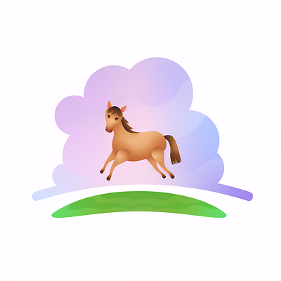 Horse animal animals art farm horse illustraion illustrator vector