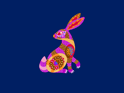 Alebrijes! alebrijes mexican art rabbit