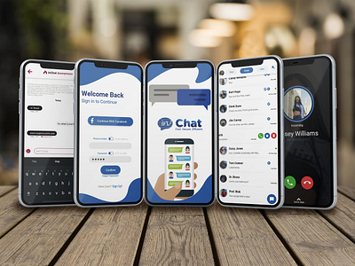 InChat App app art branding design flat icon logo minimal ui ux