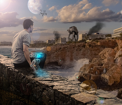 Naboo adobe art atat design disney disney art fan art fanart image lucas lucasfilm photomanipulation photoshop photoshop art scene sci fi science fiction star wars starwars