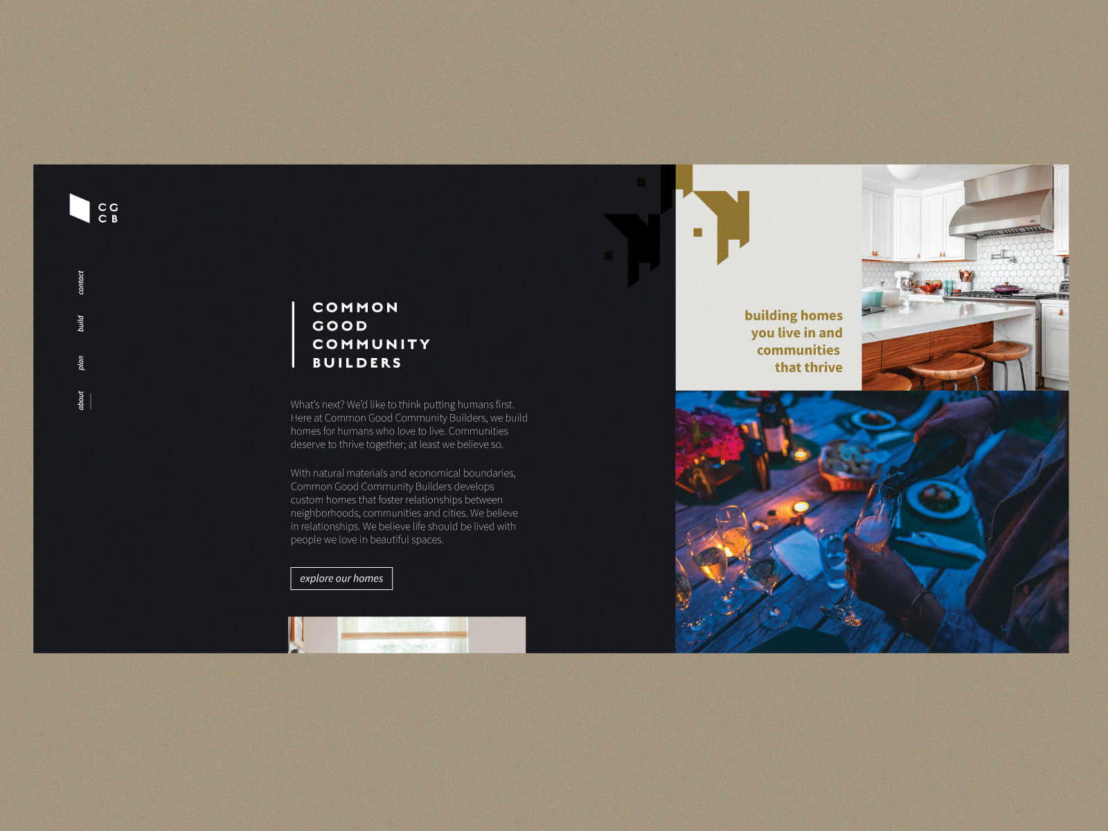 CGCB Web Design blue design developer home logo logotype minimalist simple simple clean interface ui web website website builder