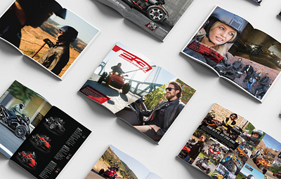 Can-Am Spyder // 2016 Catalogue branding design layout magazine motorcycle